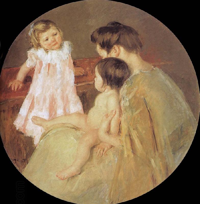 Mary Cassatt Mother and children oil painting picture